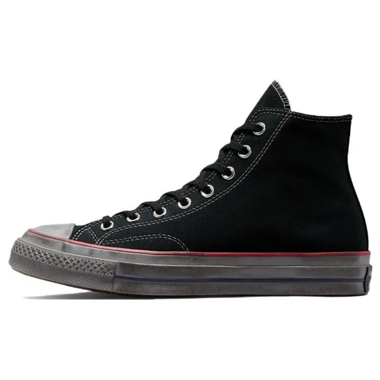 Converse Sneakers Unisex Chuck 70 Chuck Taylor All Star Distressed High-Top in Tela Sneakers Nero 172668C