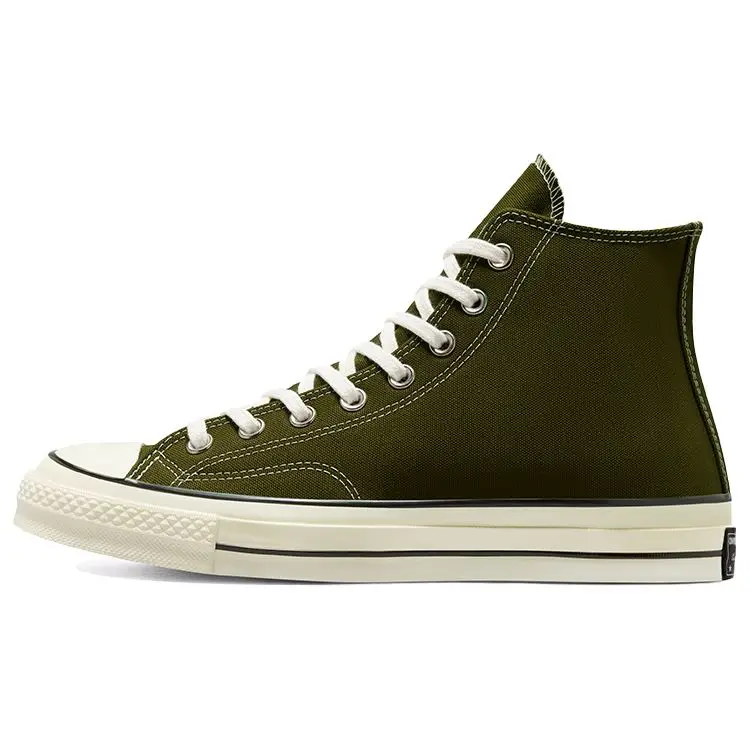 Converse Sneakers Unisex Chuck 70 High Dark Moss Verde Aigrette Nero 171565C