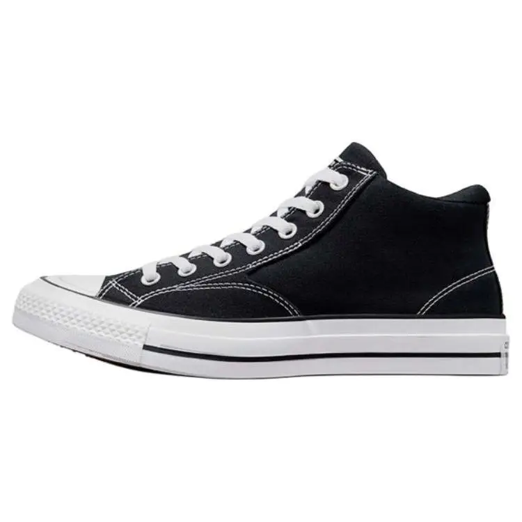 Converse Sneakers Unisex Chuck Taylor All Star Malden Street Retro Durevoli Mid-Top in Tela Sneakers Unisex Nero Bianco A00811C