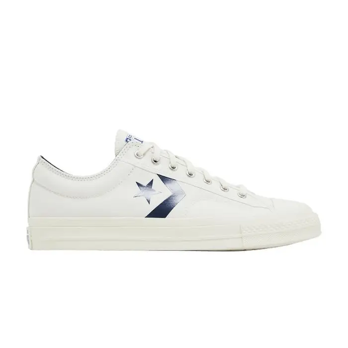 Converse Star Player 76 Low Bianco Vintage Blu Navy