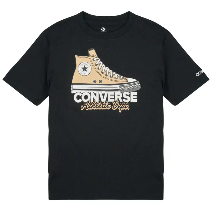 Converse T-shirt CNV SNKR GFX TEE Nero