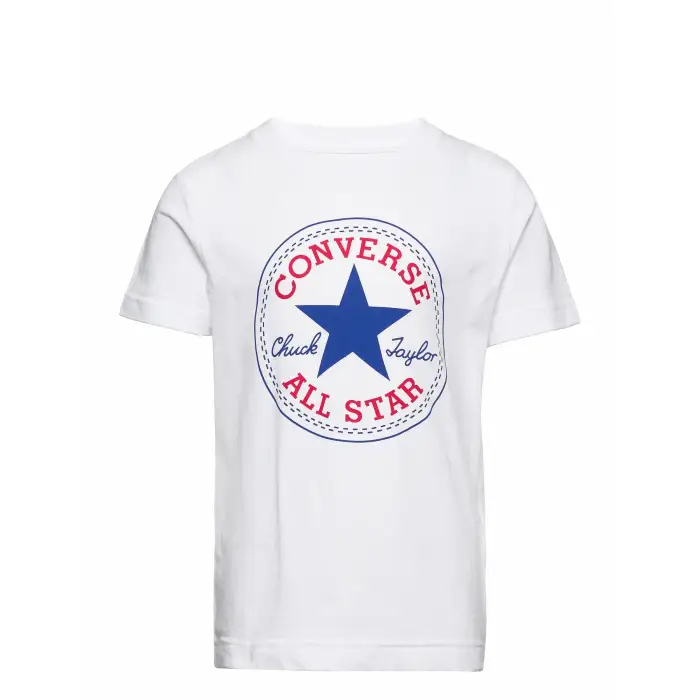 T-shirt per bambini Converse Chuck Patch Blanc
