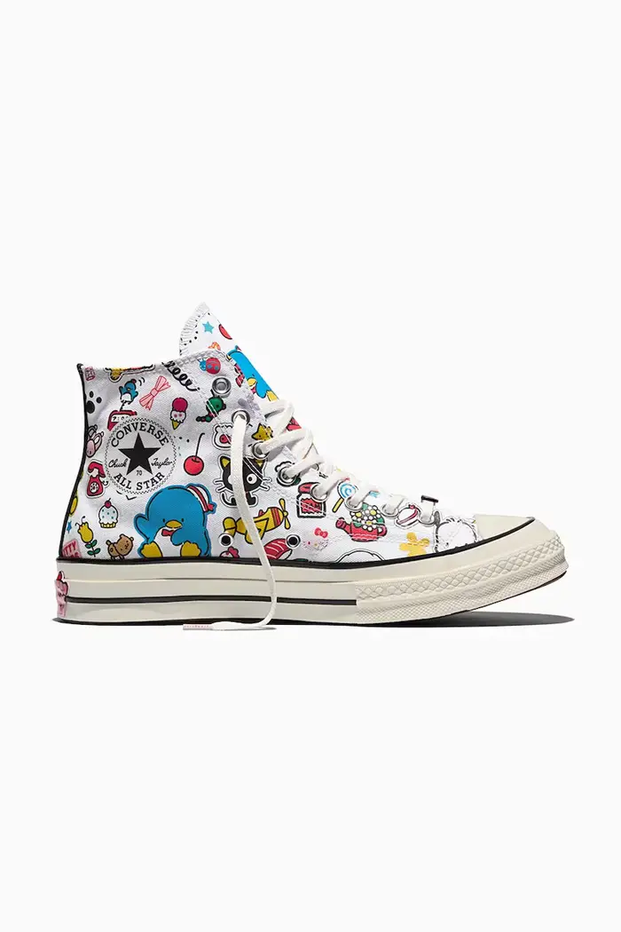Converse x Hello Kitty Chuck 70 HI sneakers da donna Bianco