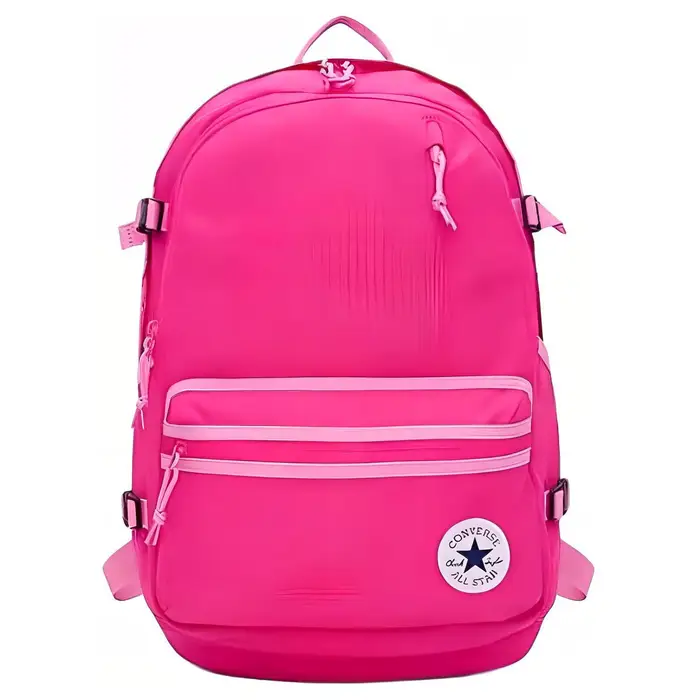 Converse Zaino Casual Sportivo Monocolore con Logo e Chiusura a Zip Unisex Zaino Magenta 10021138-A23 Rose Red