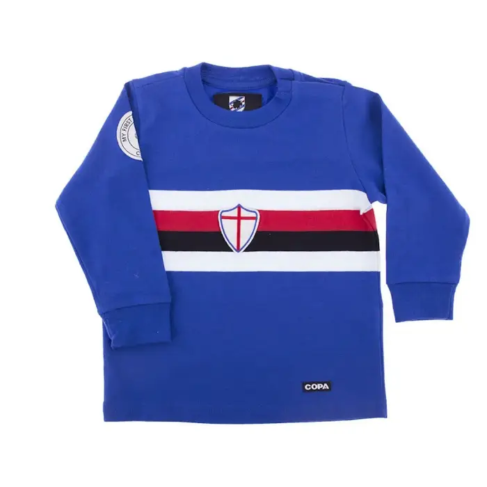 Jersey Copa Sampdoria My First Football Shirt Bleu