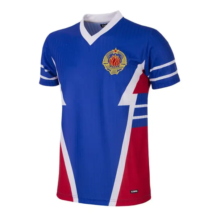 Copa Football Jersey Copa Yougoslavie 1990 Bleu