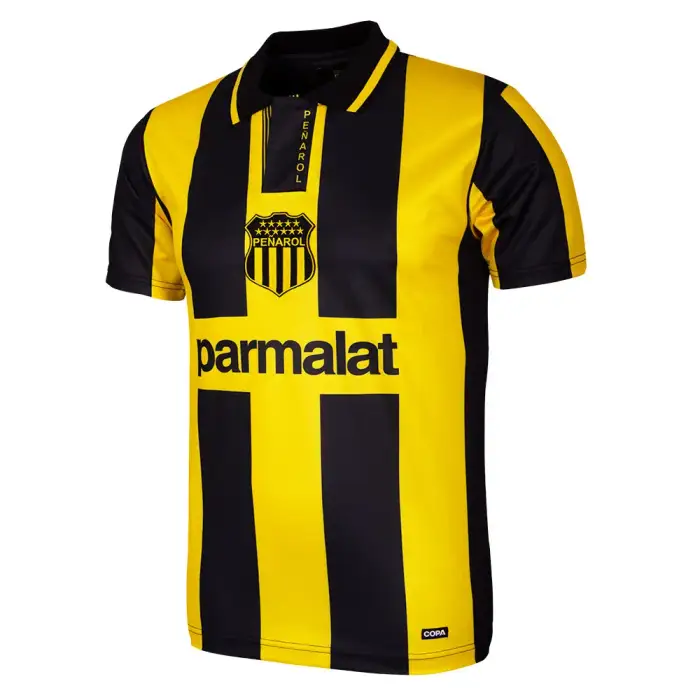 Copa Football Maglia CA Peñarol Copa 1997 Jaune