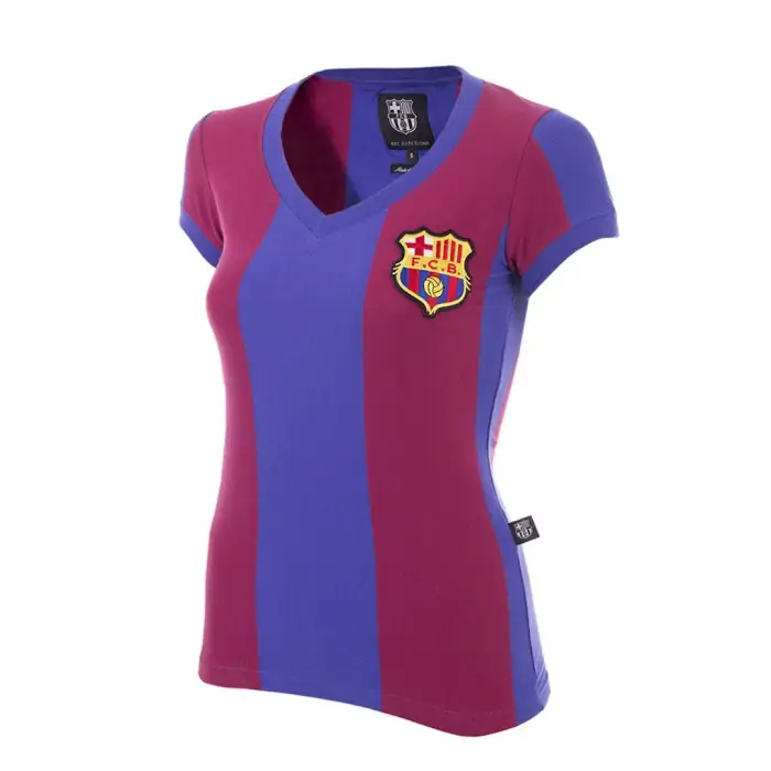 Maglia da donna coppa Barcelone 1976-77 Bleu