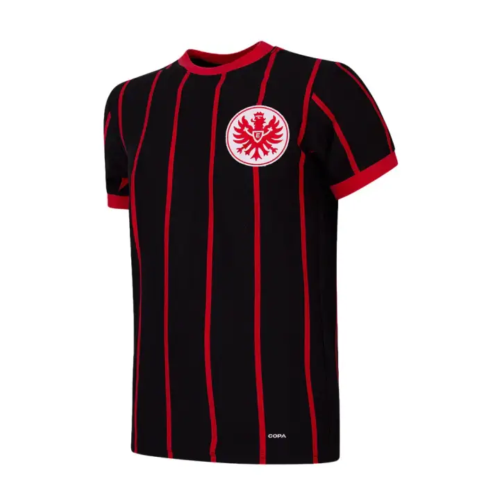 Copa Football Maglia Eintracht Francfort 1972/73 Retro Noir