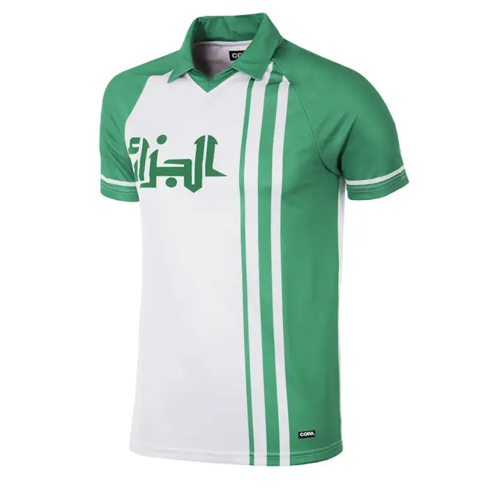 Copa Football Maglia Home Algérie World Cup 1982 Blanc