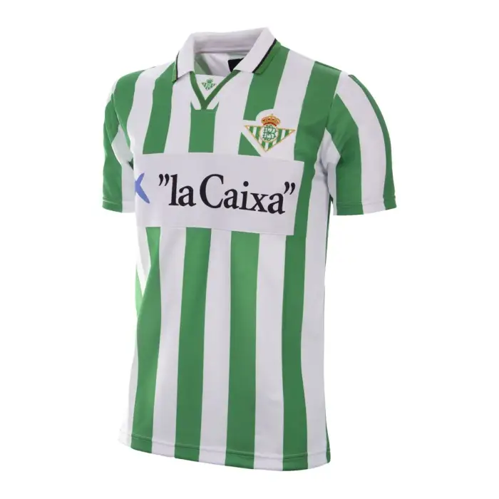 Copa Football Maglia Real Betis Siviglia 1995 Gordillo Retro Vert