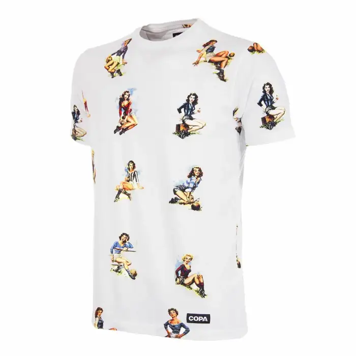 T-shirt Copa Calcio Donna Blanc