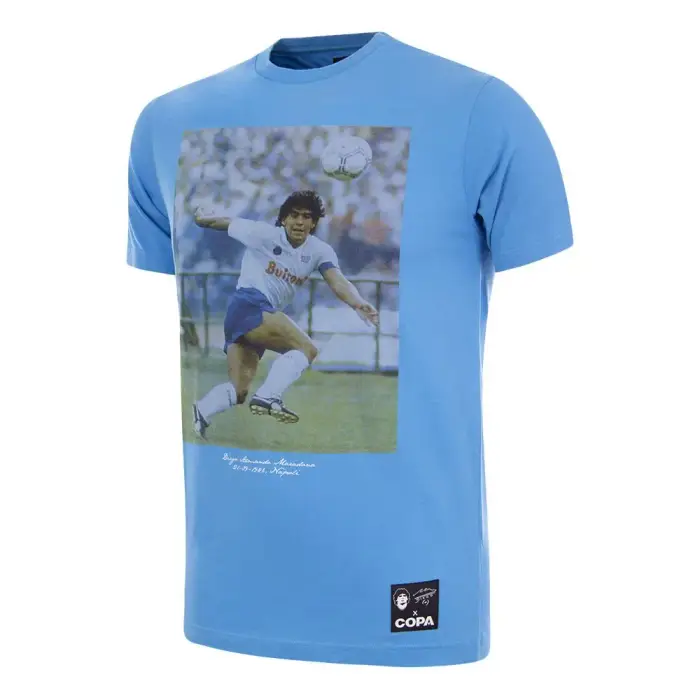 T-shirt da esterno Copa SSC Napoli Maradona Bleu