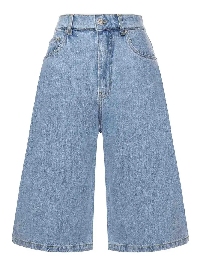 Coperni Bermuda in denim Blu