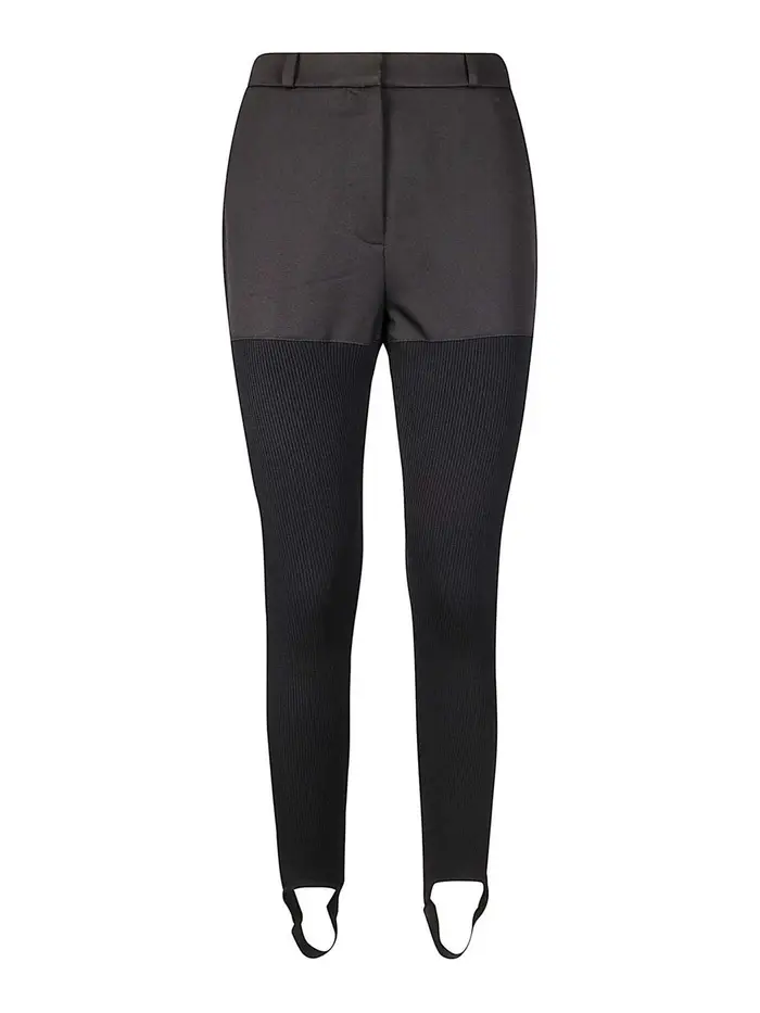Coperni Pantaloni a costine ibridi Nero