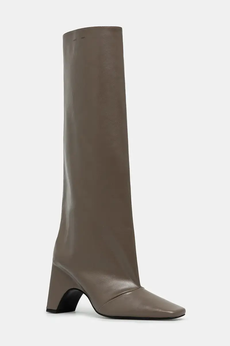 coperni stivali in pelle Bridge Boot colore marrone COPSH03F6004