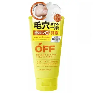 Cosmetex Roland Kankitsu Ohji Off Melano Search Vita-C Foam Face Wash 120g