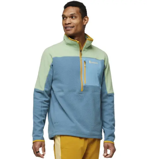 Cotopaxi Abrazo Fleece Half-Zip - felpa in pile - uomo Light Blue