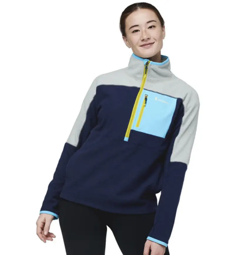 Cotopaxi Abrazo Fleece Half-Zip W - felpa in pile - donna Dark Blue