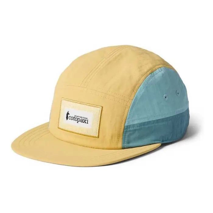 Cotopaxi Cappellino Zen Garden Tech 5-Panel Hat - Cappello Tecnico Leggero Husk Giallo