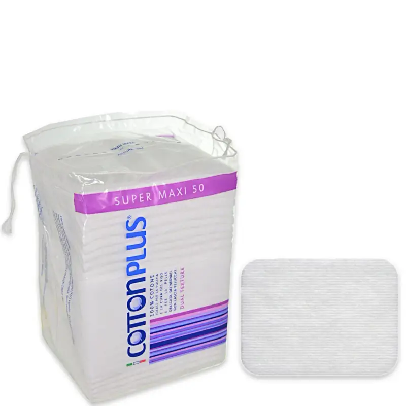 Cotton plus Mascherina super maxi 50 pezzi 100% cotone