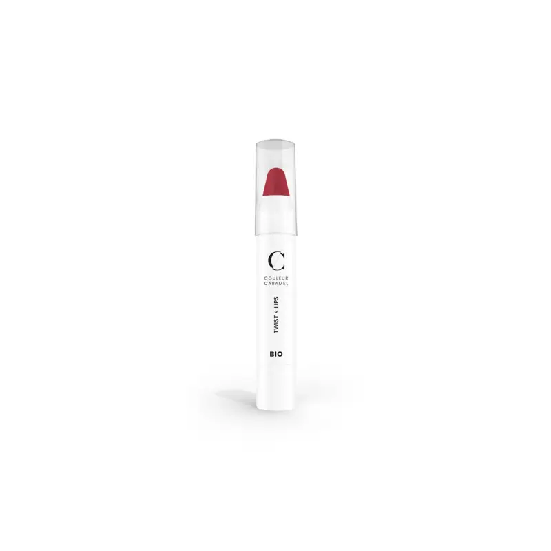 Couleur caramel Twist e Rossetto Labbra 404 Rosy Red 1un