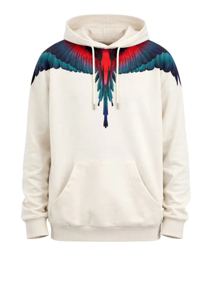 felpa cappuccio county of milan da uomo - avorio