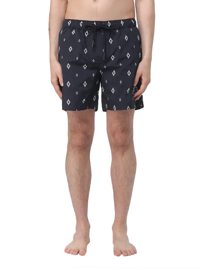 shorts mare county of milan da uomo - nero