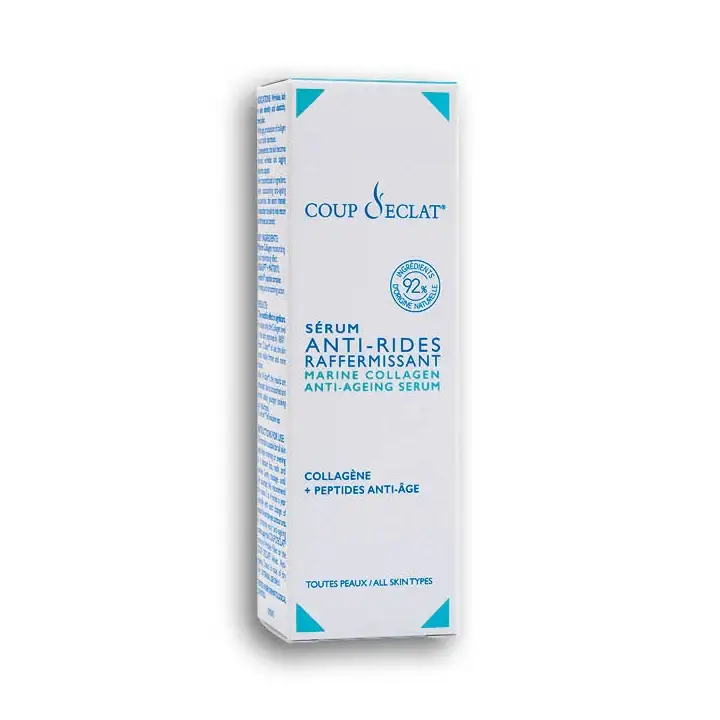 Coup d'eclat Siero rassodante antirughe con collagene marino 30ml