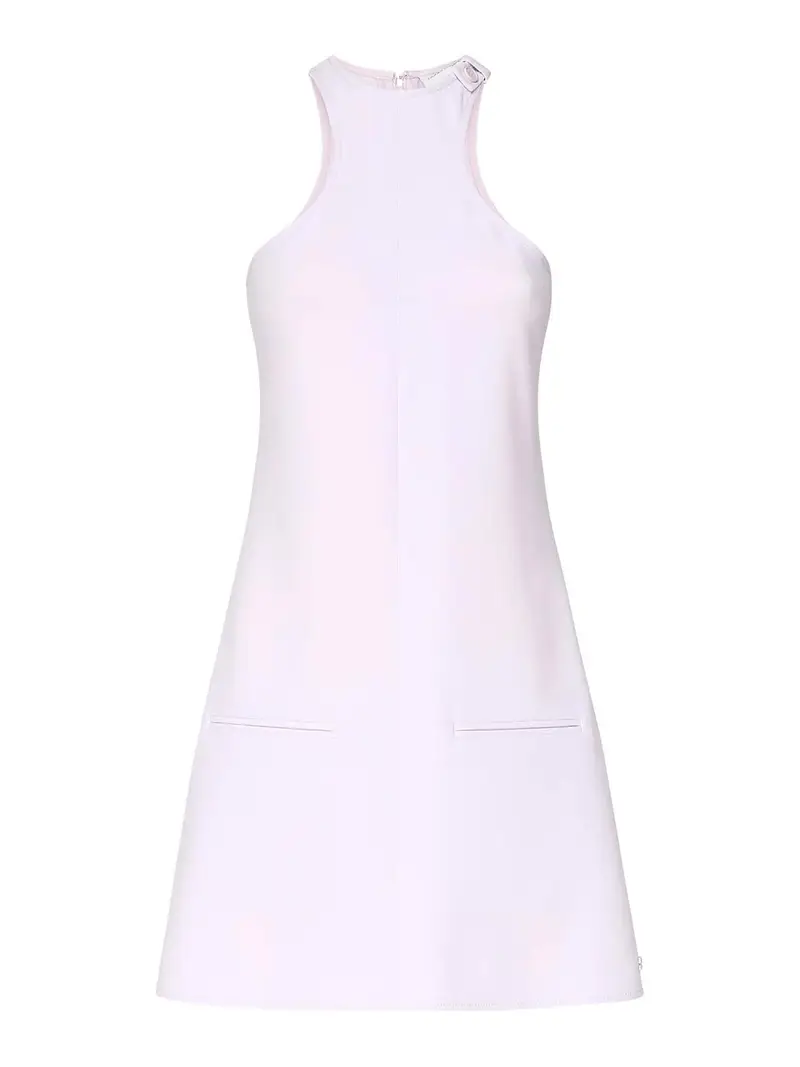 Courreges Abito scuba a-line Color Carne E Neutri