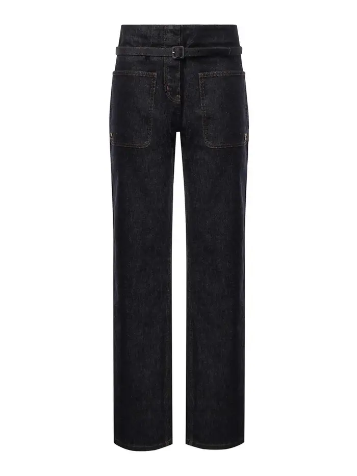Courreges Jeans dritti in denim