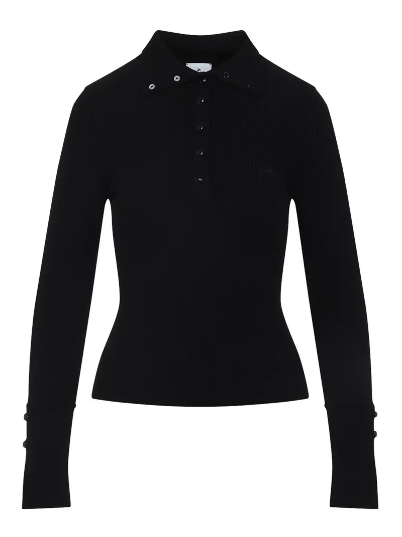 Courreges Polo Nero 3344608
