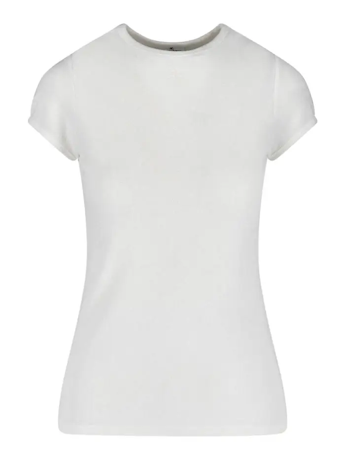 Courreges T-shirt baby spongy Bianco