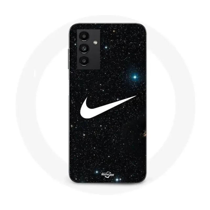 Nike Cover - - Galaxy A14 5G - Nero - Galassia stellata - Morbida