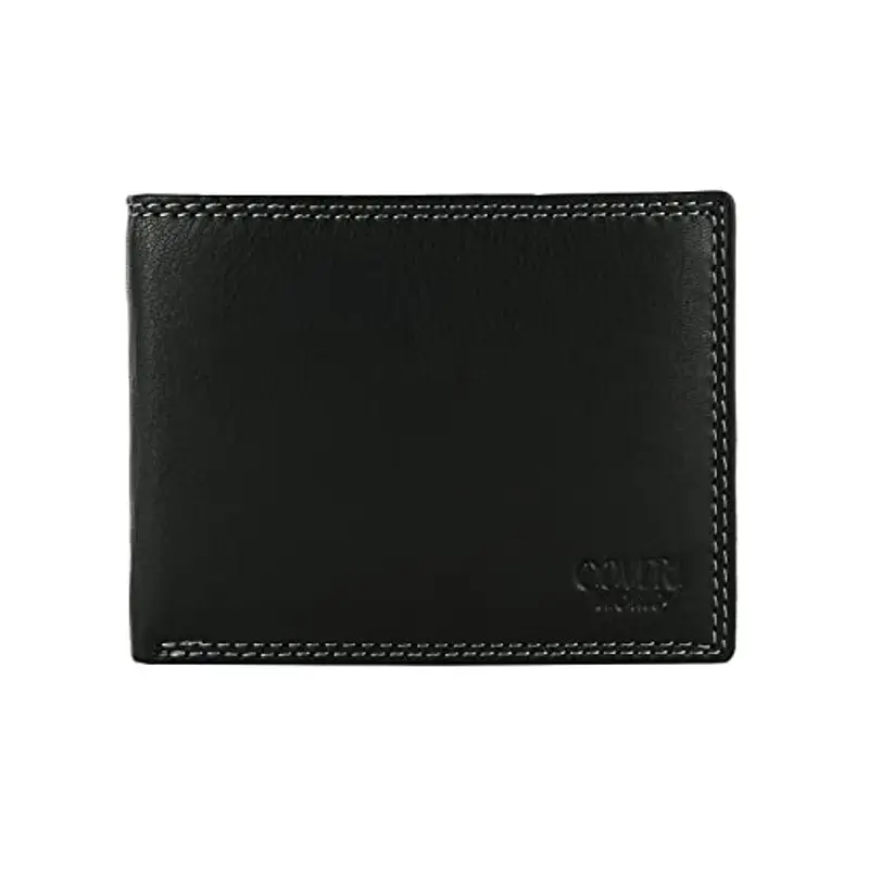 Coveri World COVERI Portafoglio Uomo in Vera Pelle, Con Porta Tessere e Scatola Regalo