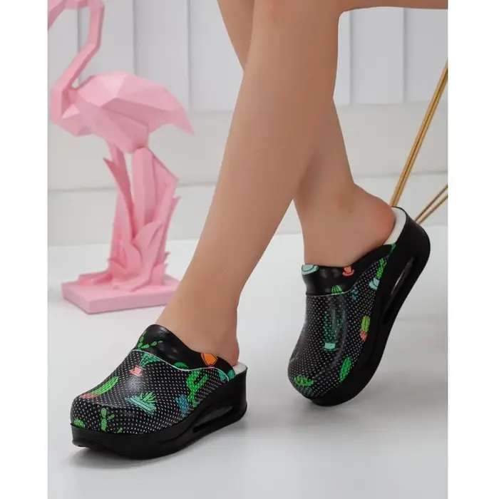 Zoccoli medici da donna Scarpe da ospedale Sabo Pantofola antiscivolo Infermiera Medico Ostetrica Sandali chirurgici 40