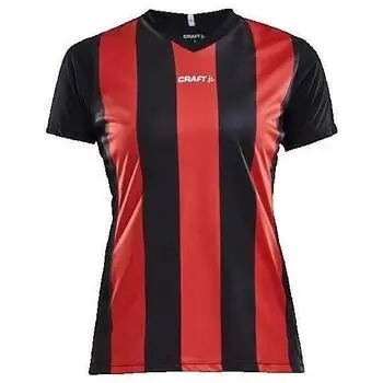 Craft Completo calcio T-shirt Progress Stripe à motif rayé Nero