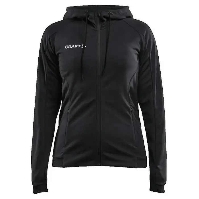 Craft Giacca Sportiva Veste de survêtement Evolve avec capuche Nero