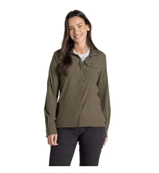 Craghoppers NosiLife Pro - camicia a maniche lunghe - donna Green