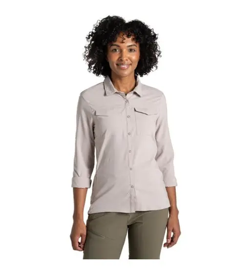 Craghoppers NosiLife Pro - camicia a maniche lunghe - donna Grey