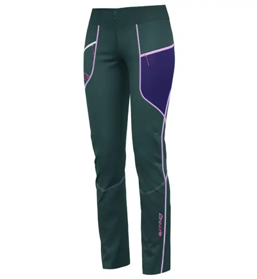 CRAZY Ionic Light W - pantaloni trekking - donna Green