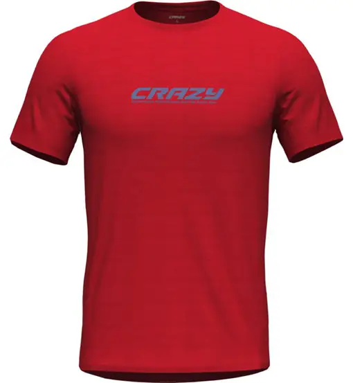 CRAZY Logo - T-shirt - uomo Red