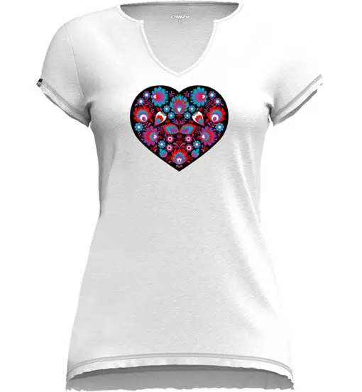 CRAZY Mandala W - T-shirt - donna White