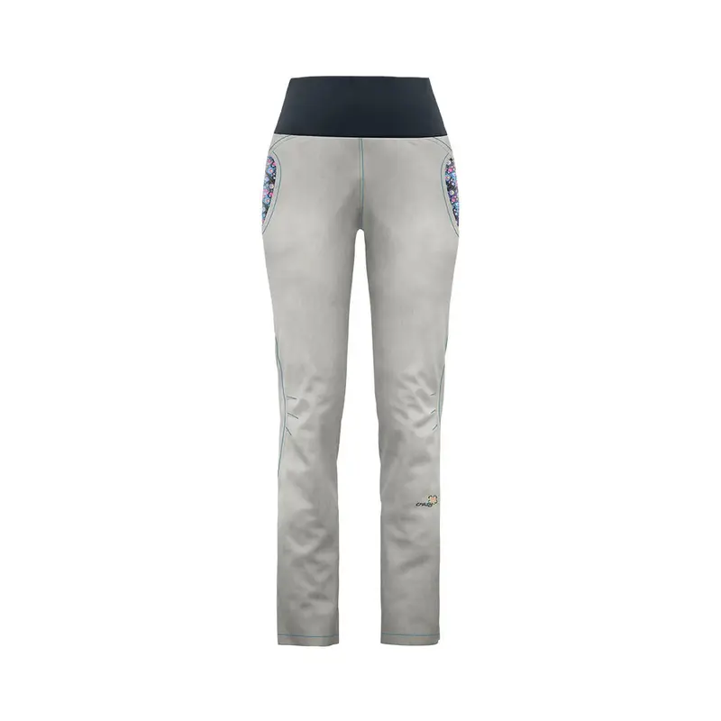 CRAZY Pantaloni Trekking After Light Grigio Bianco Donna