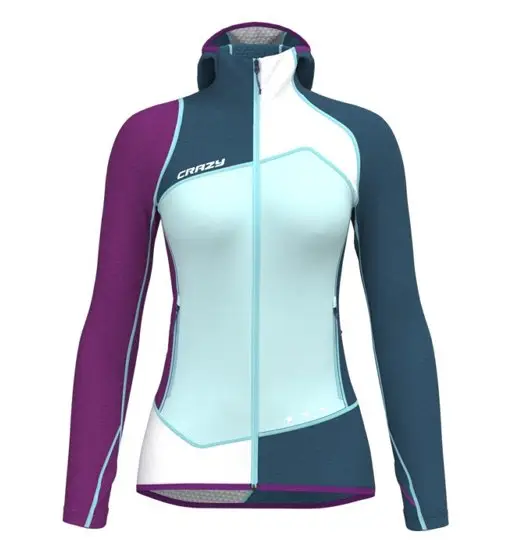 CRAZY Pull Ionic - felpa in pile - donna Light Blue