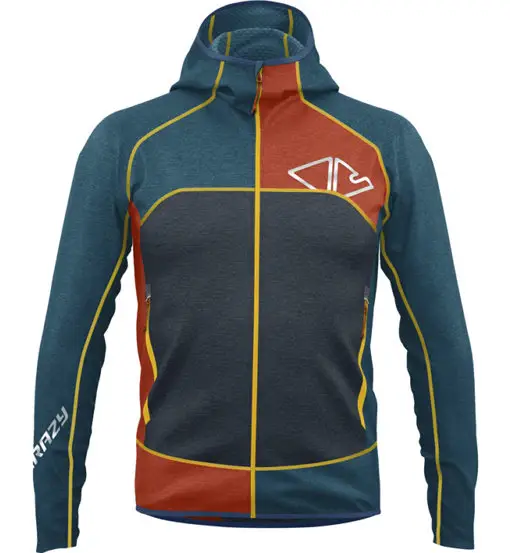 CRAZY Pull Resolution M - felpa in pile - uomo Grey