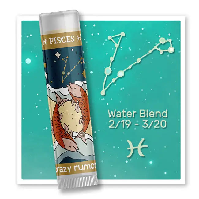 Crazy rumors Zodiac Lip Balm - Pesce (Lip Balm) 4, 4 ml
