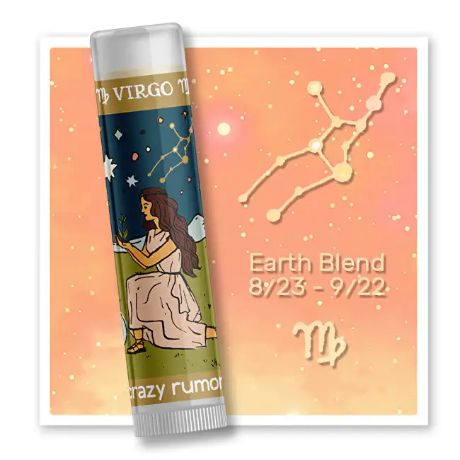 Crazy rumors Zodiac Lip Balm - Vergine (Lip Balm) 4, 4 ml