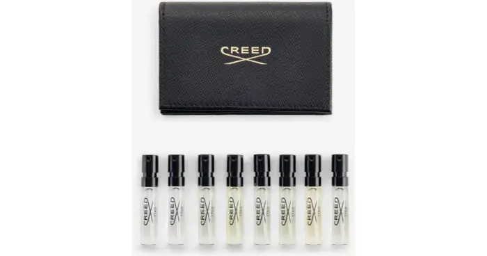 Creed Leather Sample Wallet - Black set per uomo 8× 1,7 ml