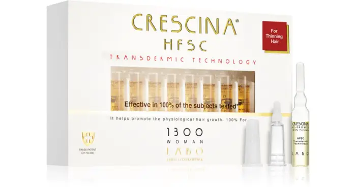 Crescina Transdermic 1300 Ri-Crescita trattamento per la crescita dei capelli da donna 20x3,5 ml